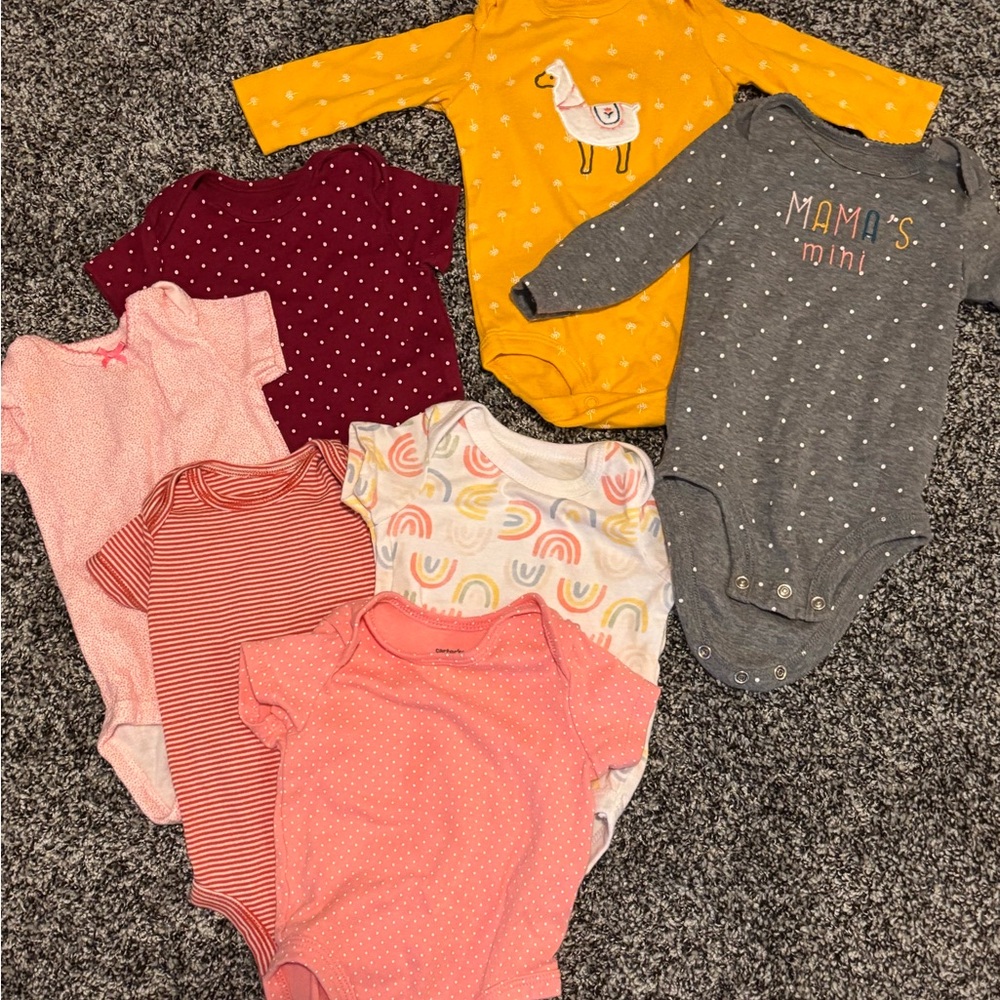 Assorted 3m Onesies from Carter’s brands